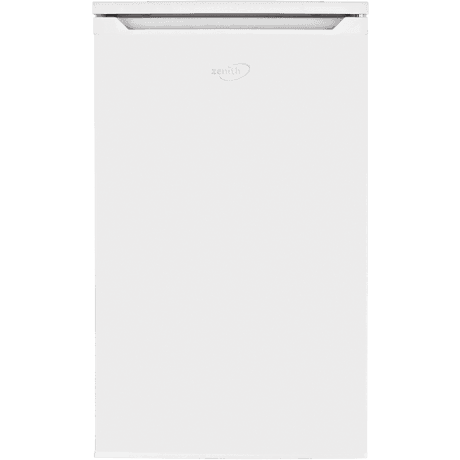 Zenith 50cm Under Counter Larder Fridge - White - LED lighting - Adjustable glass shelves