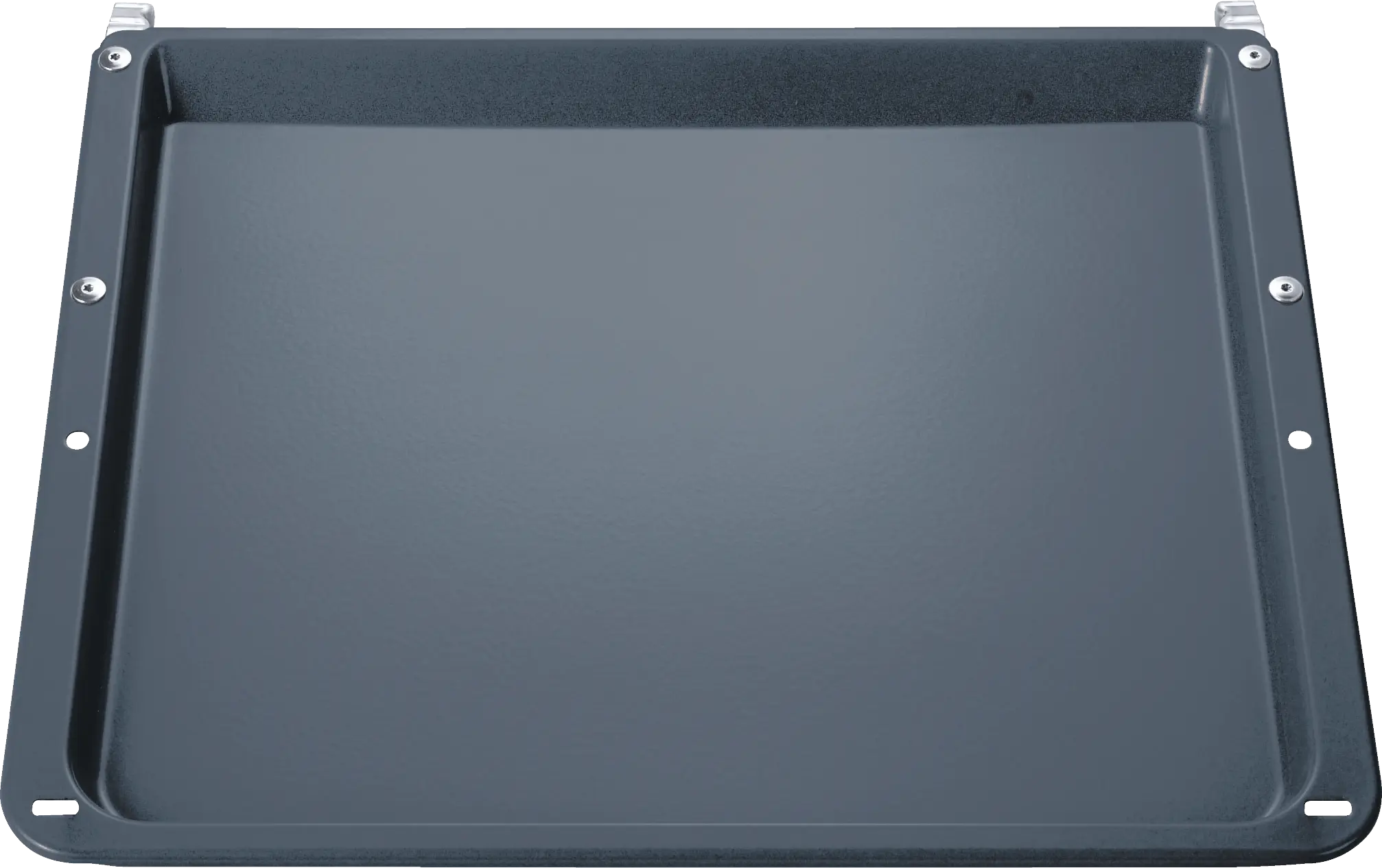 Enamelled oven baking tray