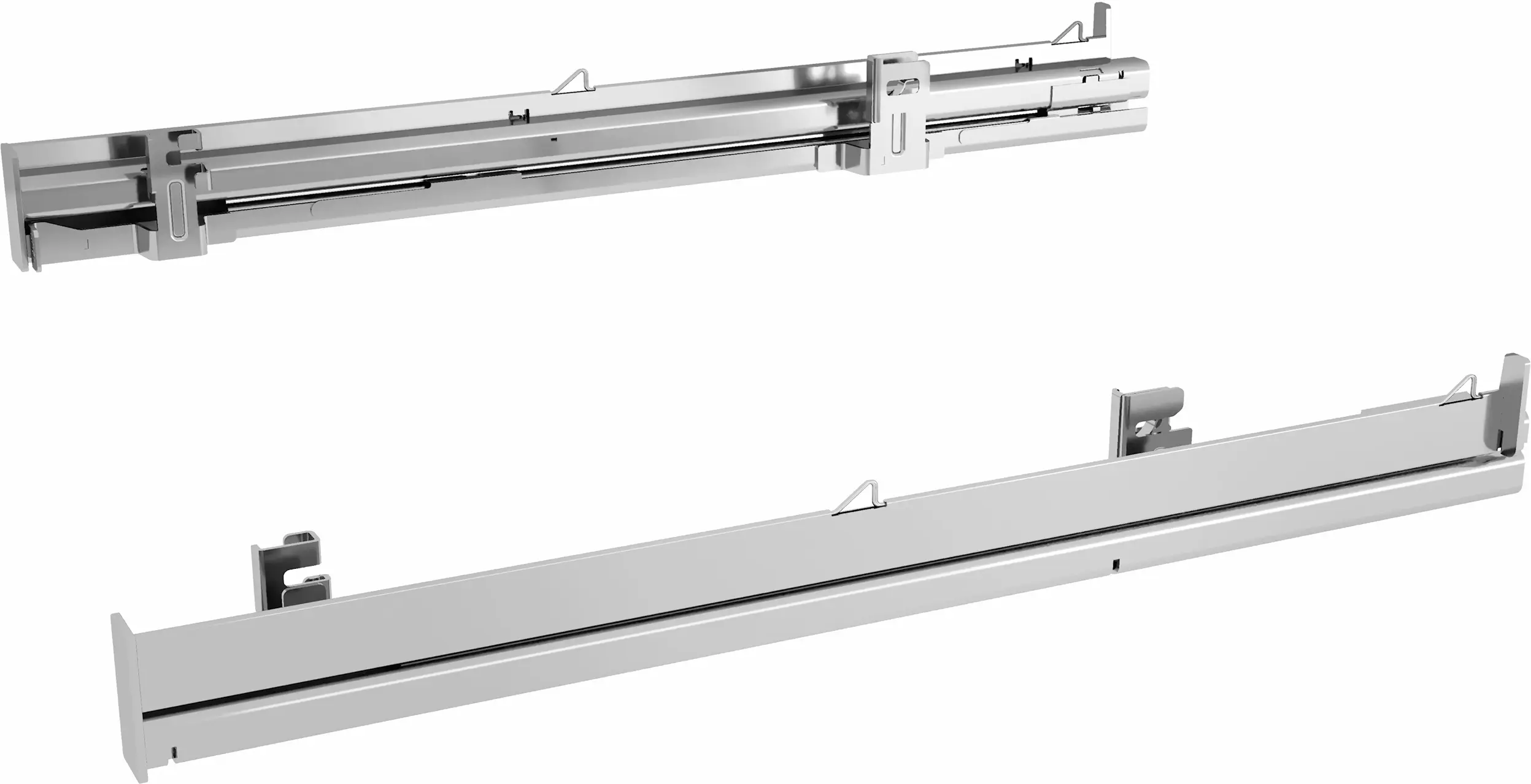 Telescopic rails 1 level