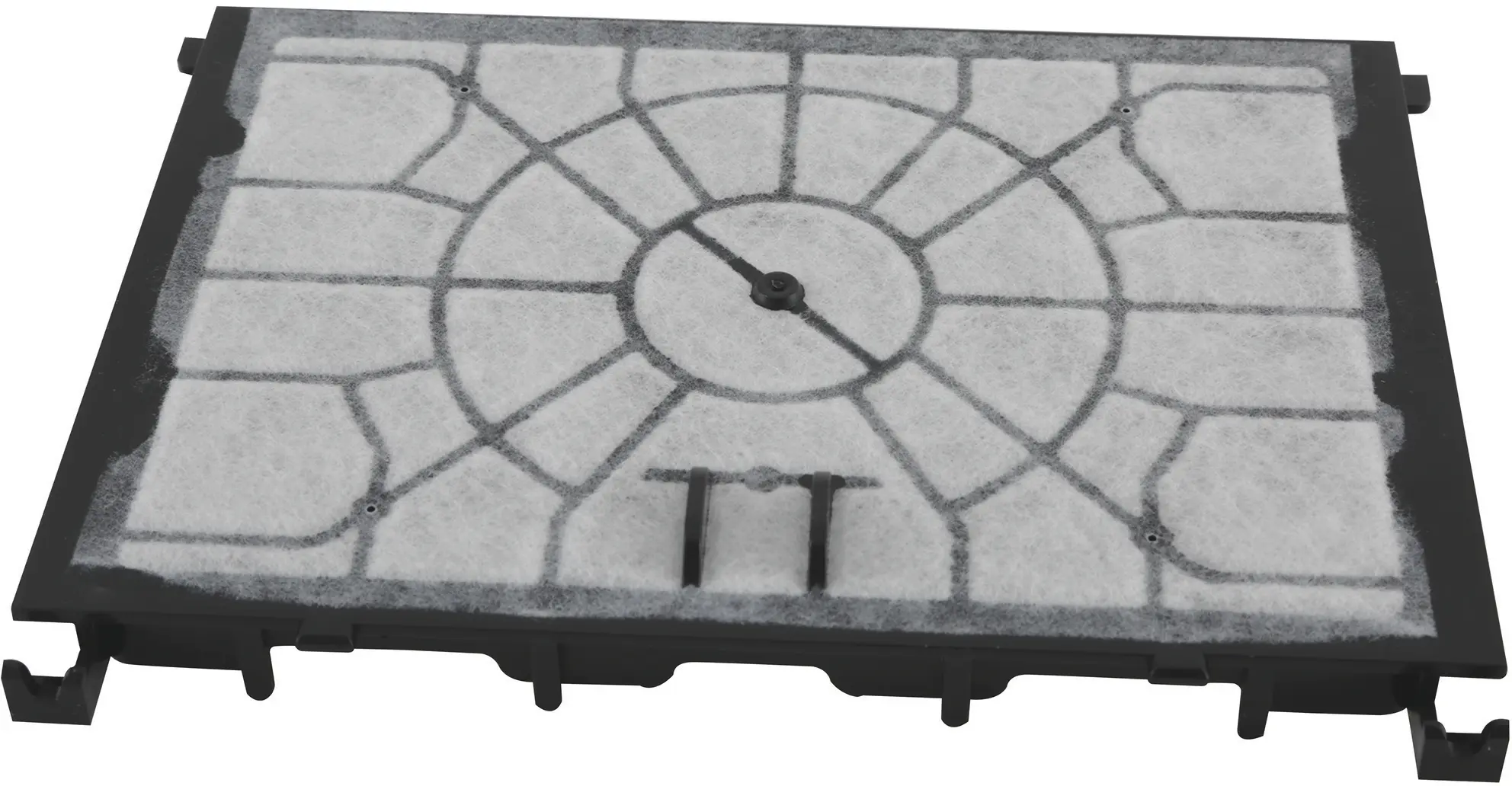 Motor protective filter washable black