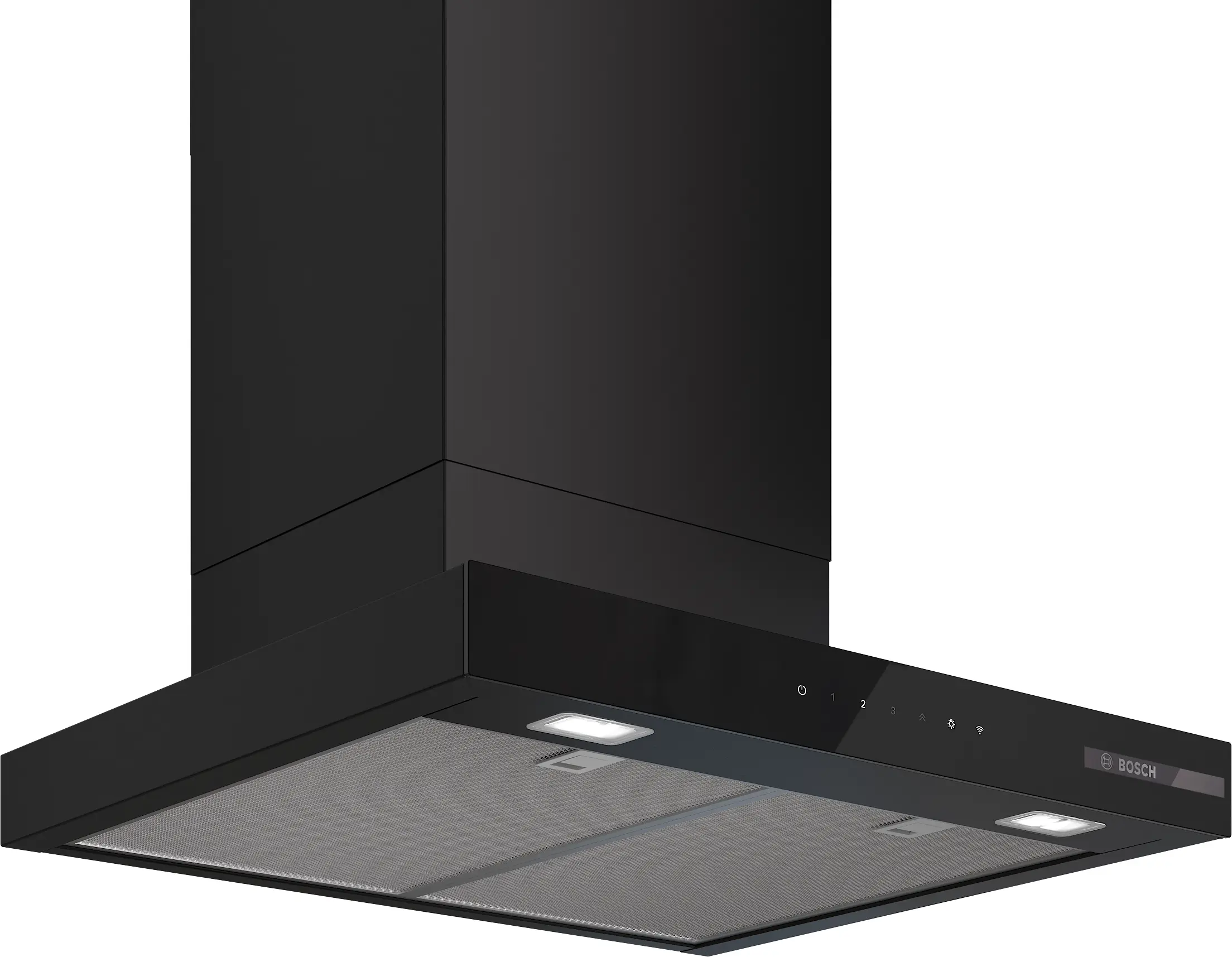 Series 6 Wall-mounted cooker hood 60 cm Matt black