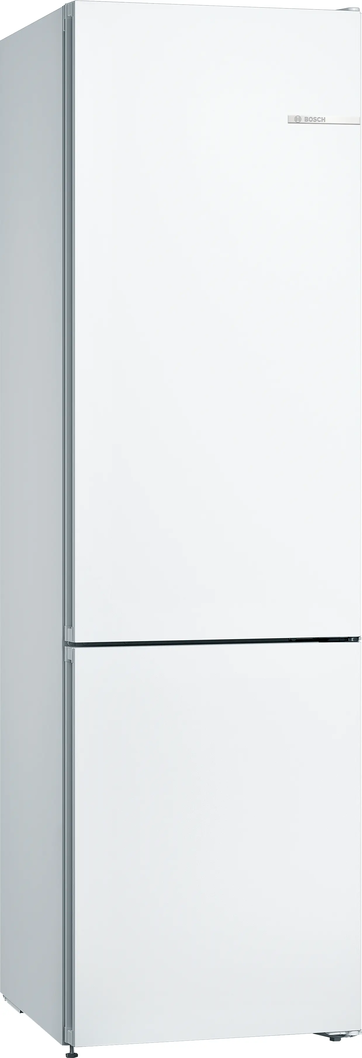 Series 4 Free-standing fridge-freezer with freezer at bottom 203 x 60 cm White, Total No Frost