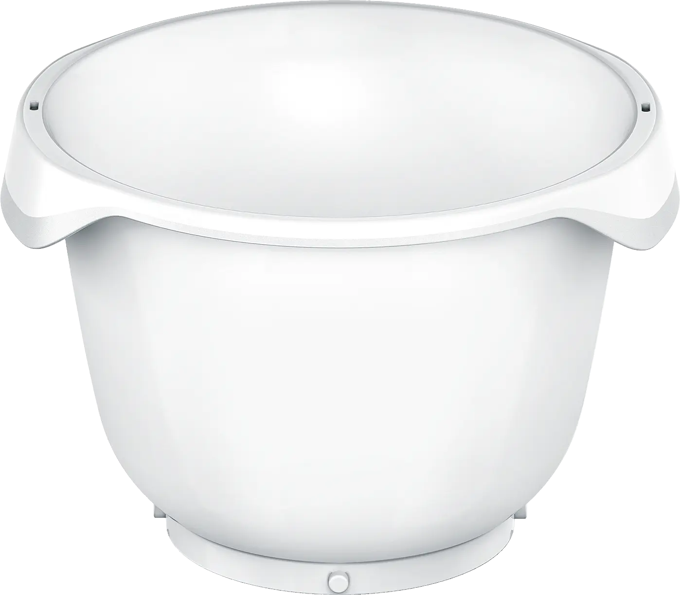 Plastic mixing bowl