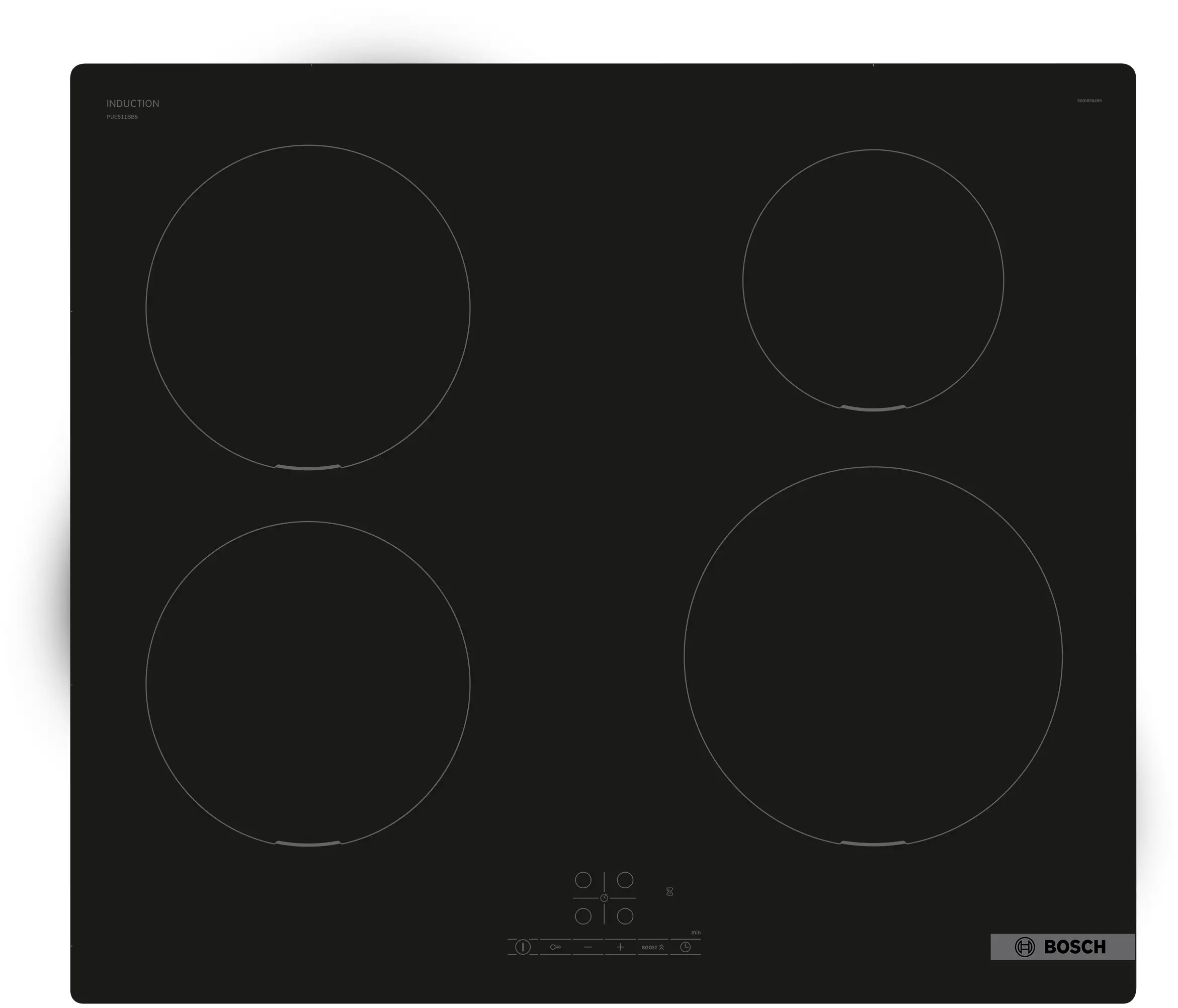 Series 4 Induction hob 60 cm surface mount without frame
