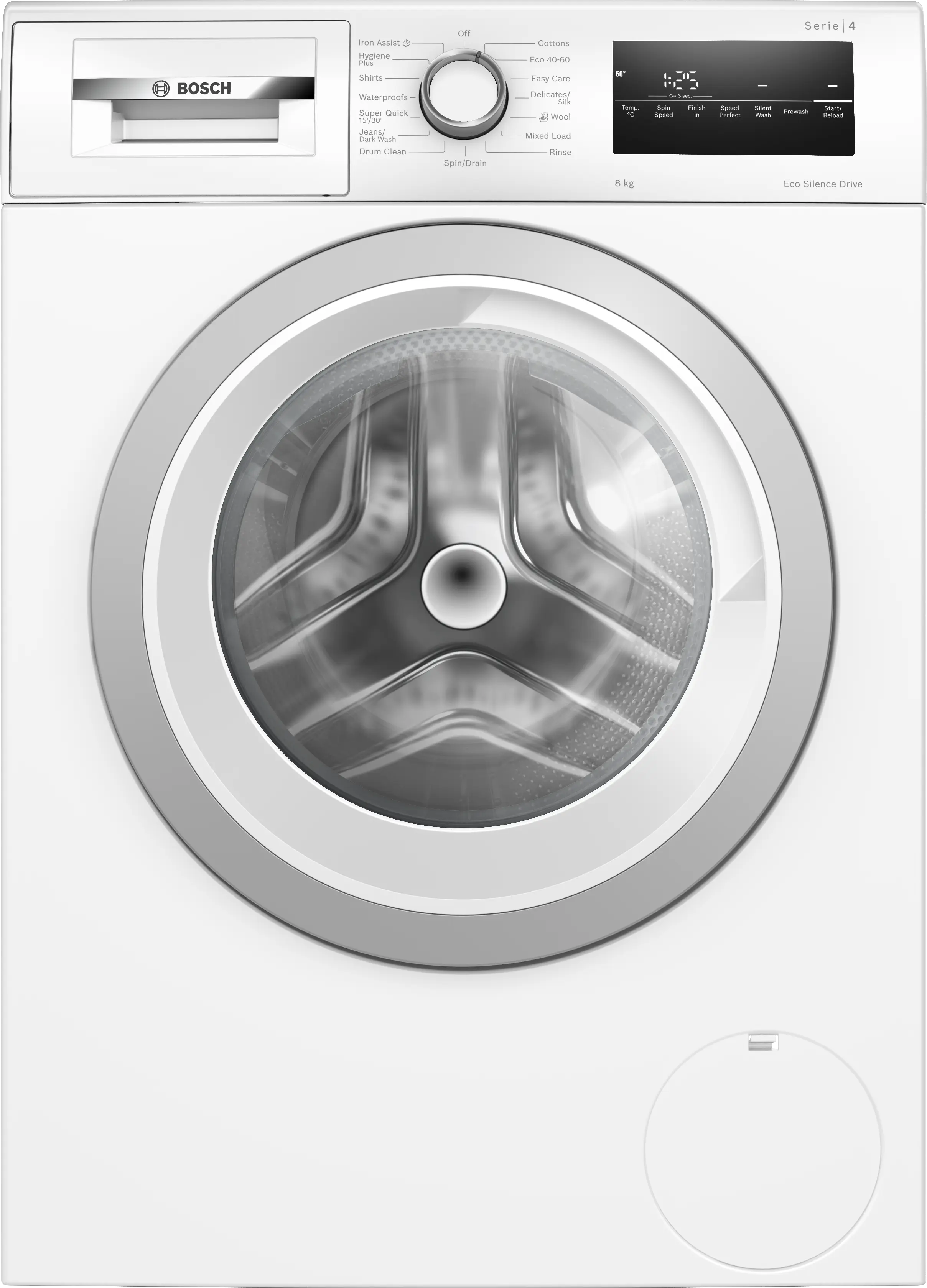 Series 4 Washing machine, front loader 8 kg max. 1400 rpm