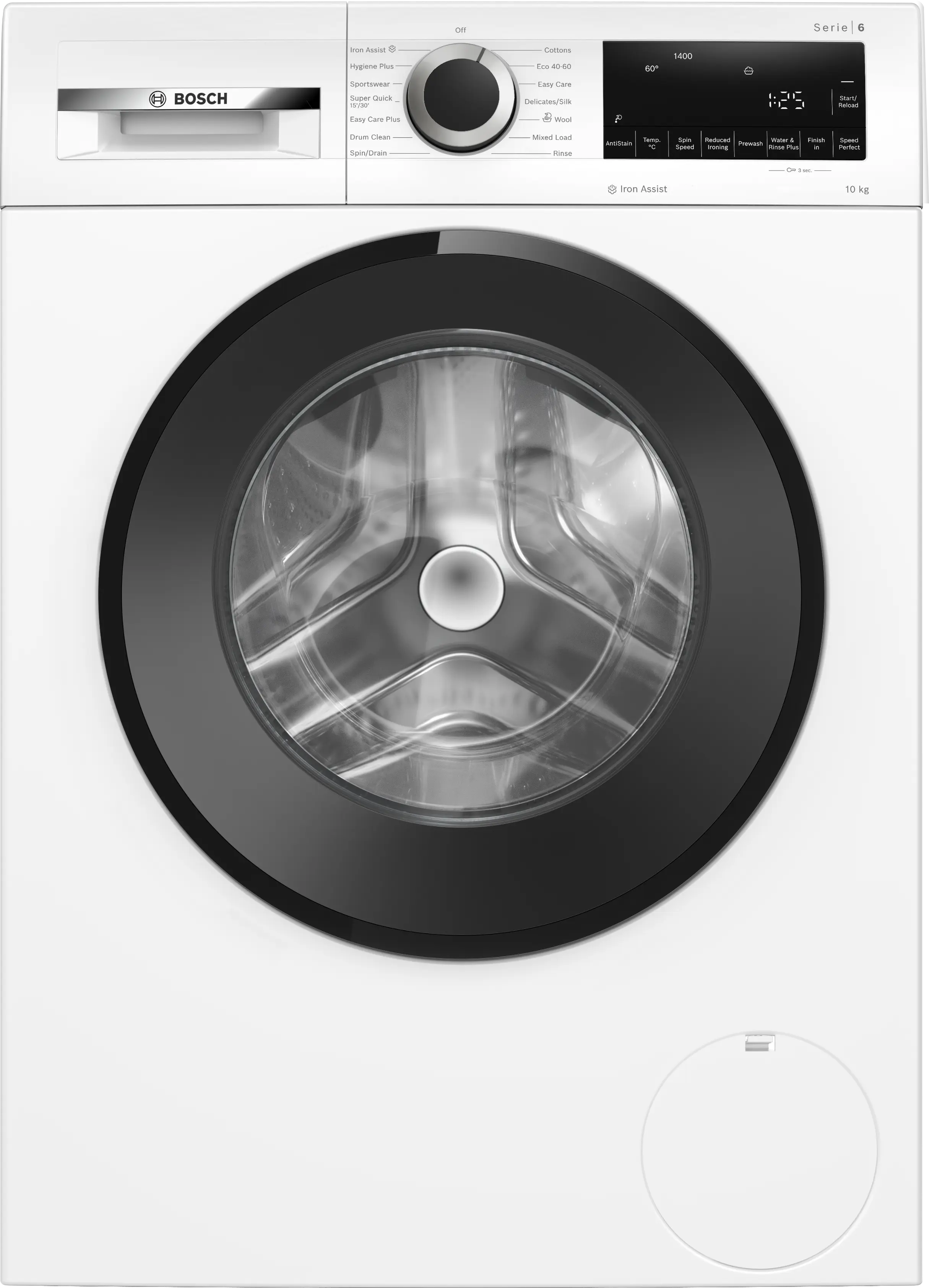 Series 6 Washing machine, front loader 10 kg max. 1400 rpm