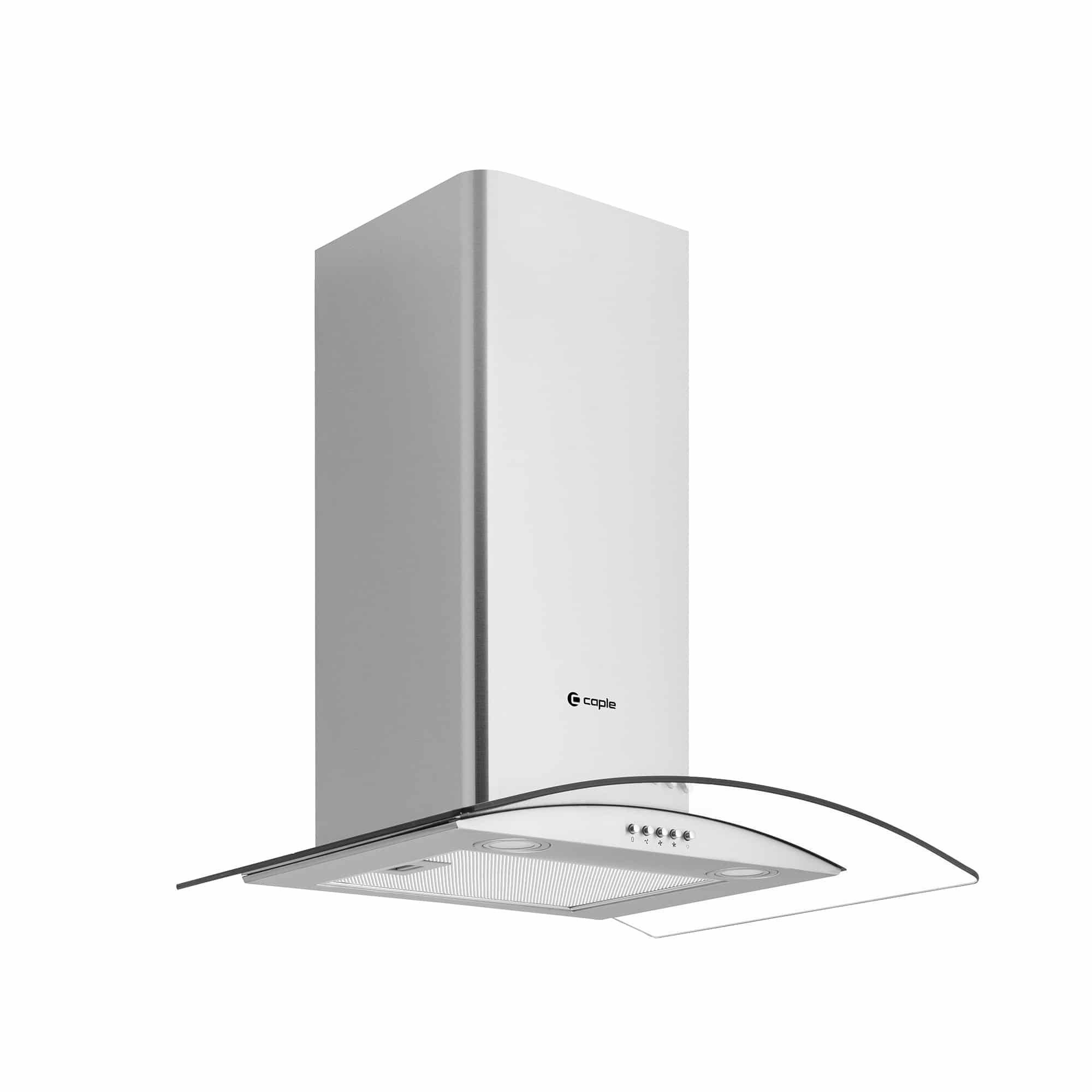 59.5cm Wall Chimney Hood Stainless Steel Glass