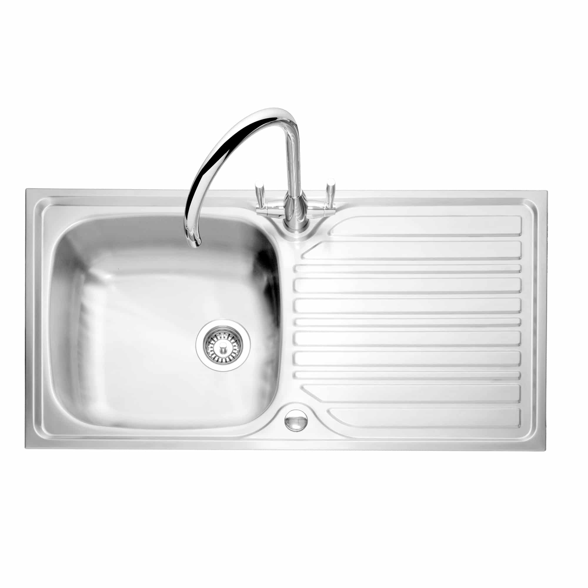 Crane 101 Inset Sink with Drainer Stainless Steel