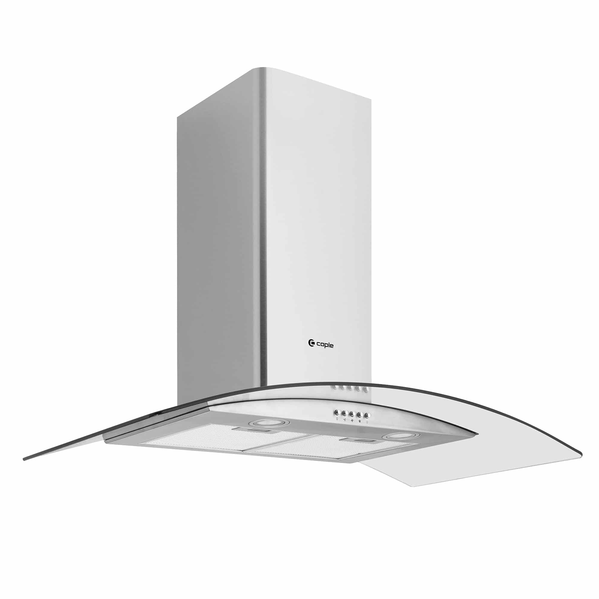 Plasma 89.5cm Wall Chimney Hood Stainless Steel Glass