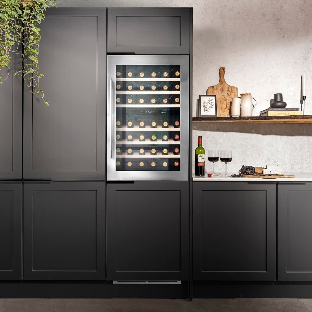 In-Column Dual Zone Wine Cooler Stainless Steel