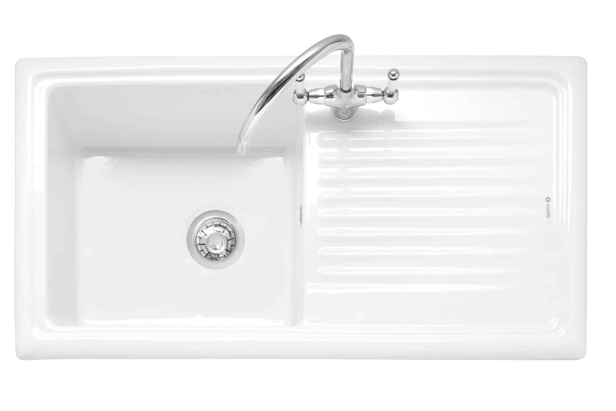 Wiltshire 100 Inset Ceramic Sink with Drainer