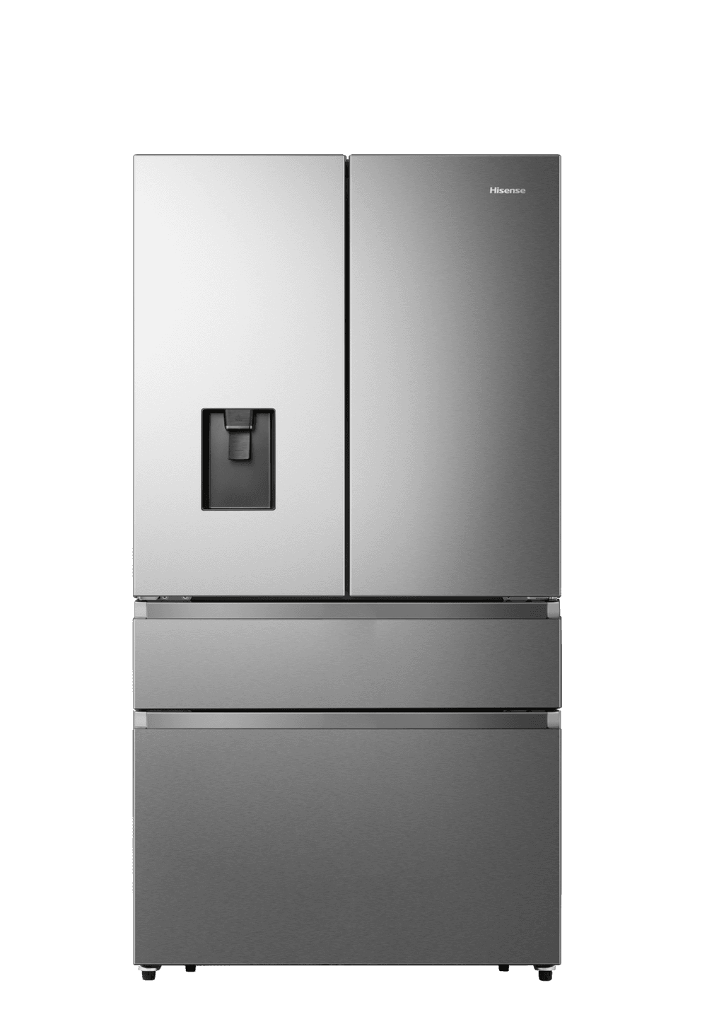 Hisense 91.4cm American Style Fridge Freezer - Stainless Steel