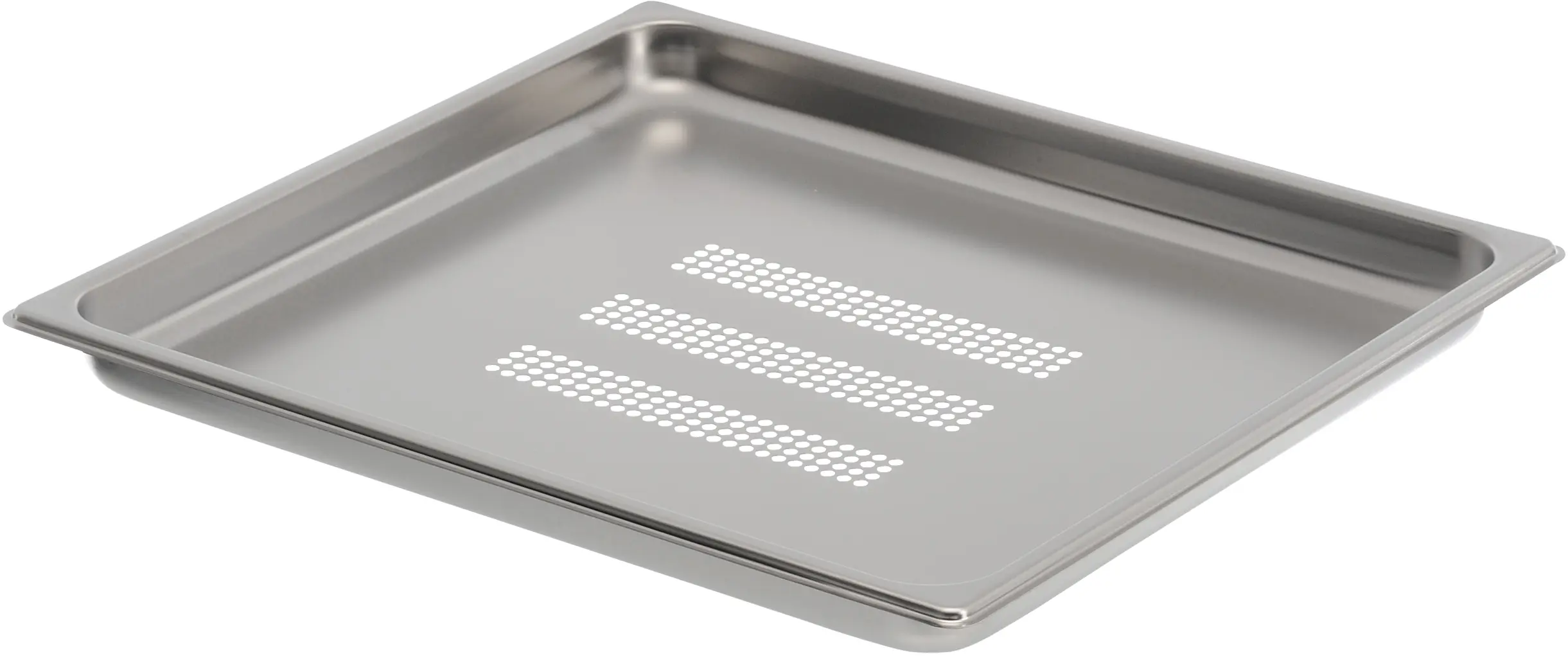 Cooking container Gastronorm 2/3, with perforated lines, 28mm deep
