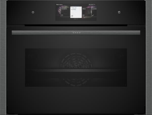 N90 Compact Oven with Micro - C24MT73G0B - Pyro - 6.8" Premium Full Touch TFT Display - 20 functions