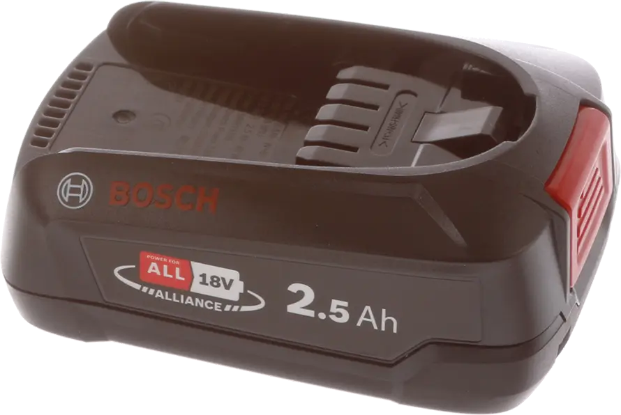 Battery 18V Power for All BOSCH Batteriepack Power For All 18 V, 2.5 Ah (Li-Ion) + Instruction Manual Asian