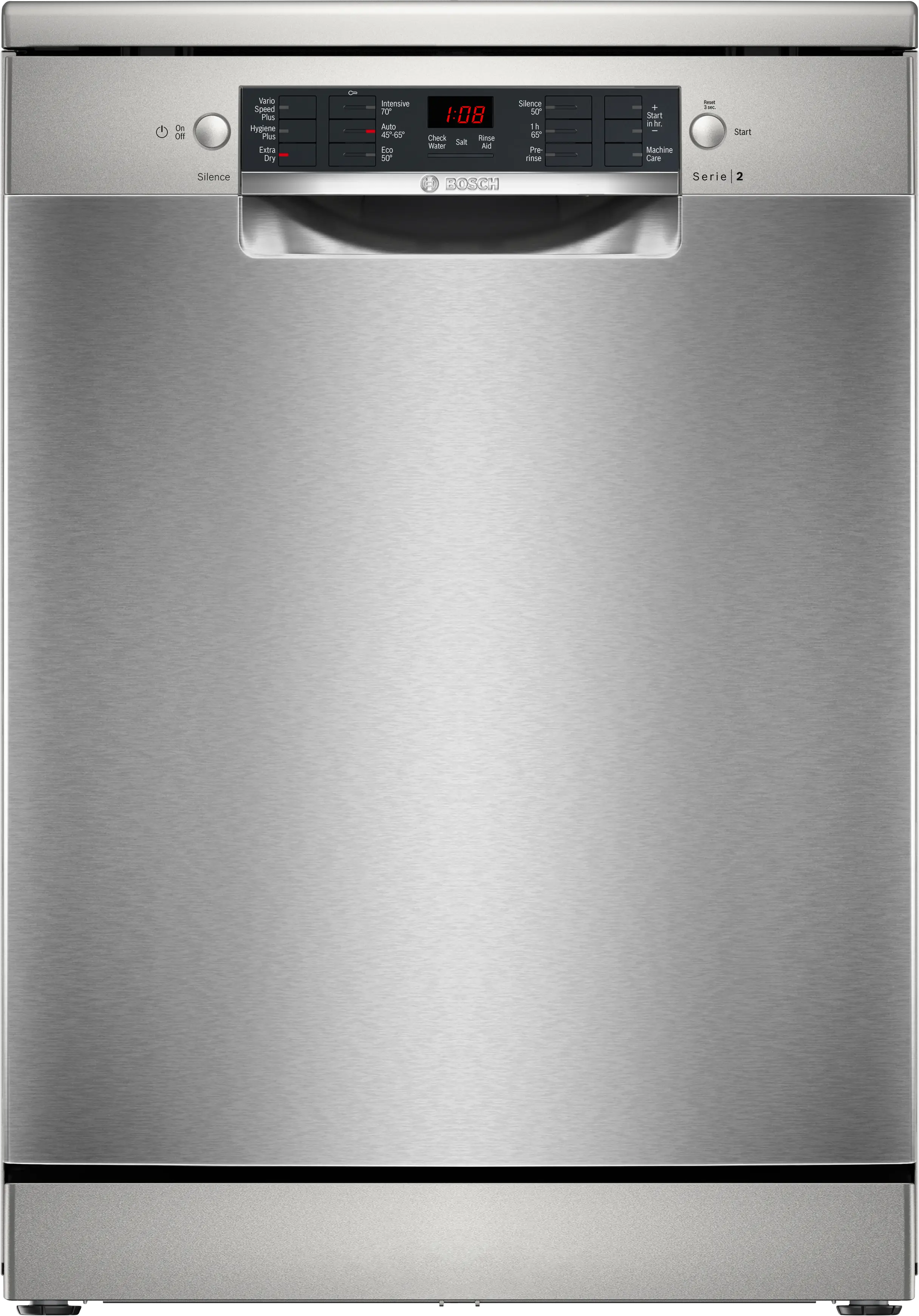 Series 2 Free-standing dishwasher 60 cm Brushed steel anti-fingerprint