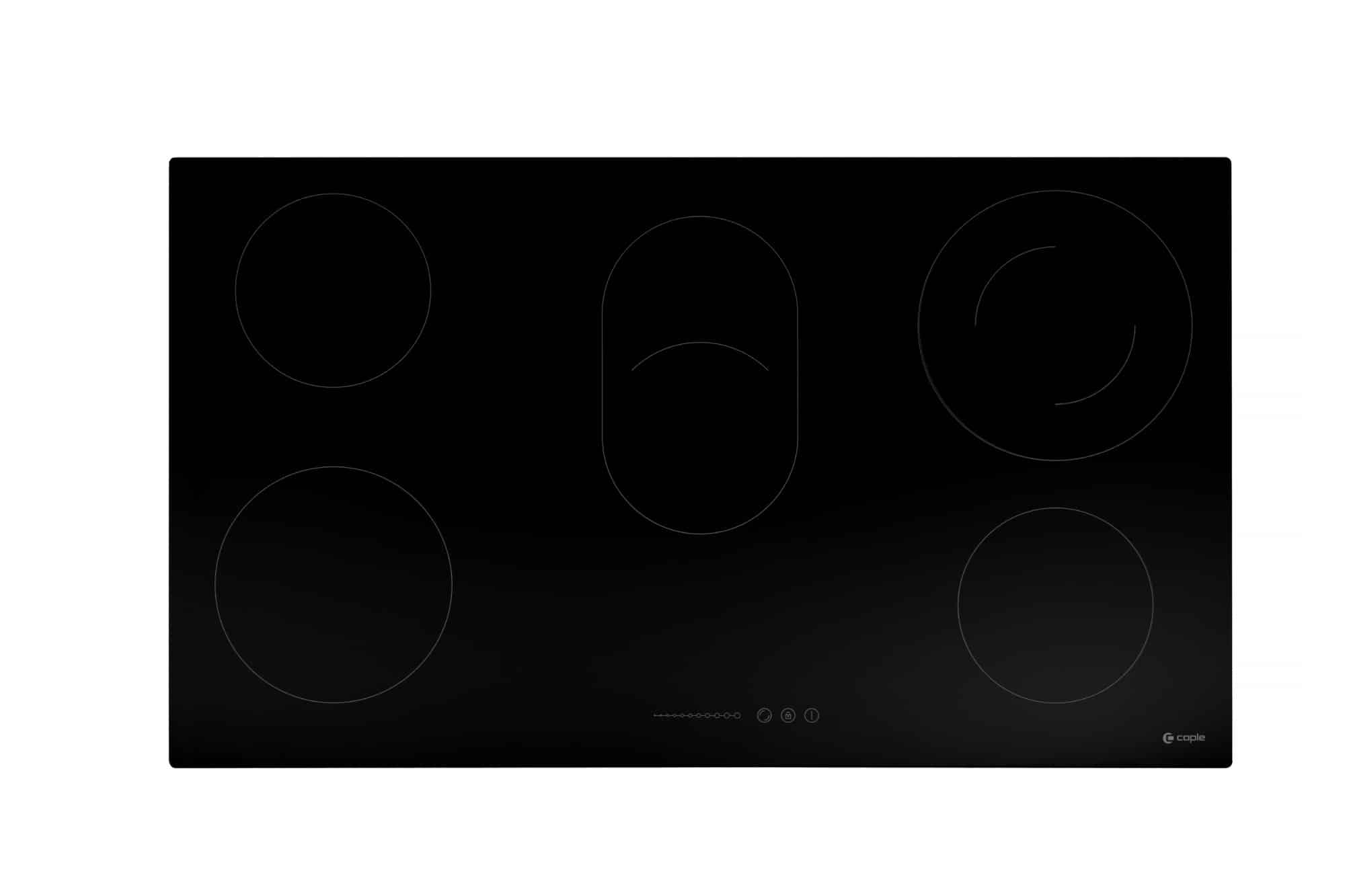90cm Electric Ceramic Hob Black Glass