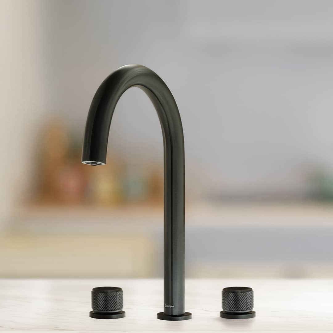 Joya 3-in-1 Hot Water Tap Black Steel