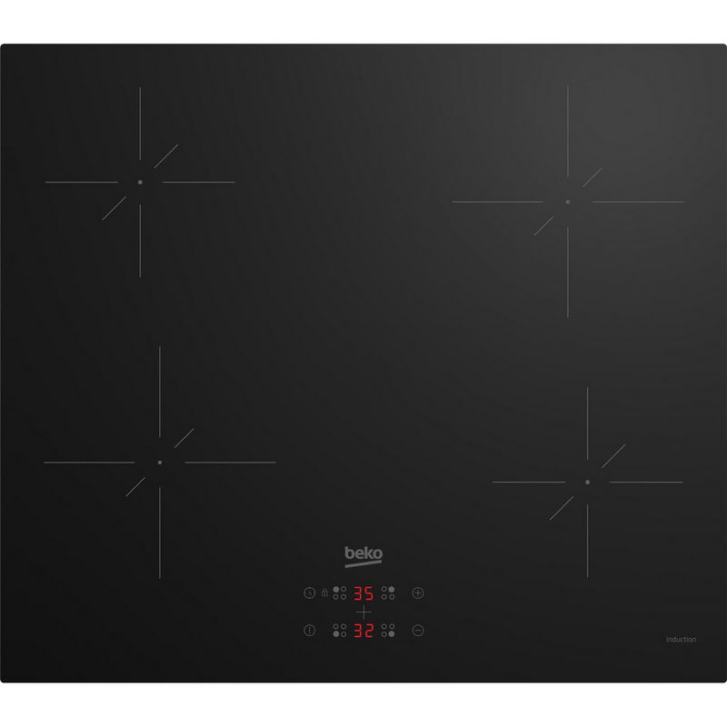 Beko 59cm Induction Hob - Black
