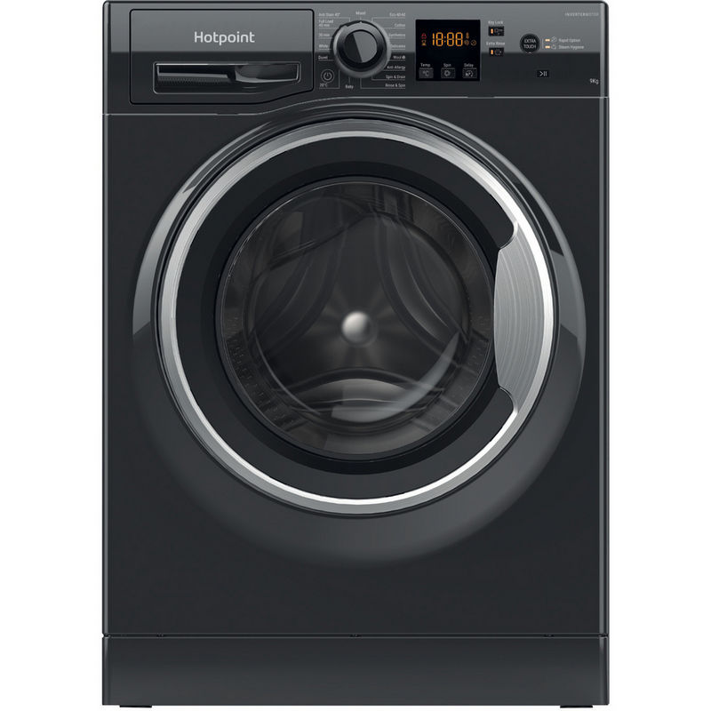 Hotpoint NSWF946BSUK 9kg 1400 Spin Washing Machine - Black