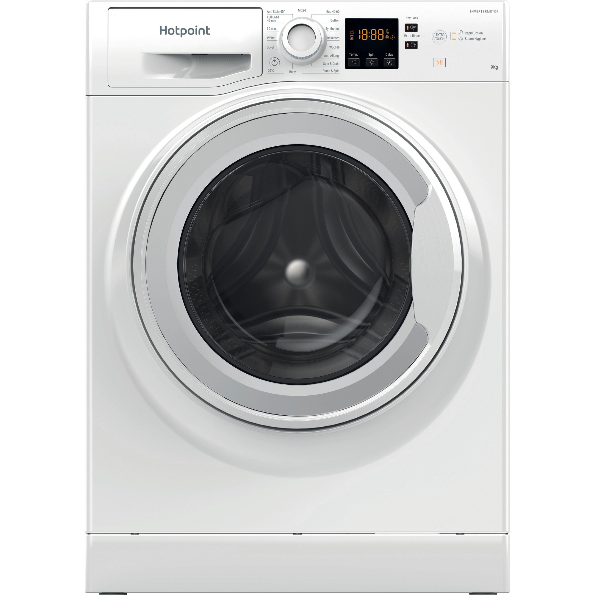 Hotpoint 9kg 1400 Spin Washing Machine - White