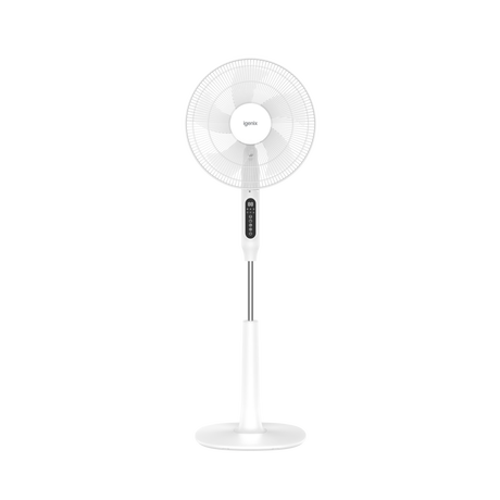 Igenix Pedestal Cooling Fan - LED DIsplay - Oscillation & Tilt - Three Modes - 15Hour Timer - 16Inch
