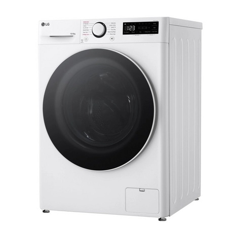 LG 10kg/6kg 1400 Spin Washer Dryer - White