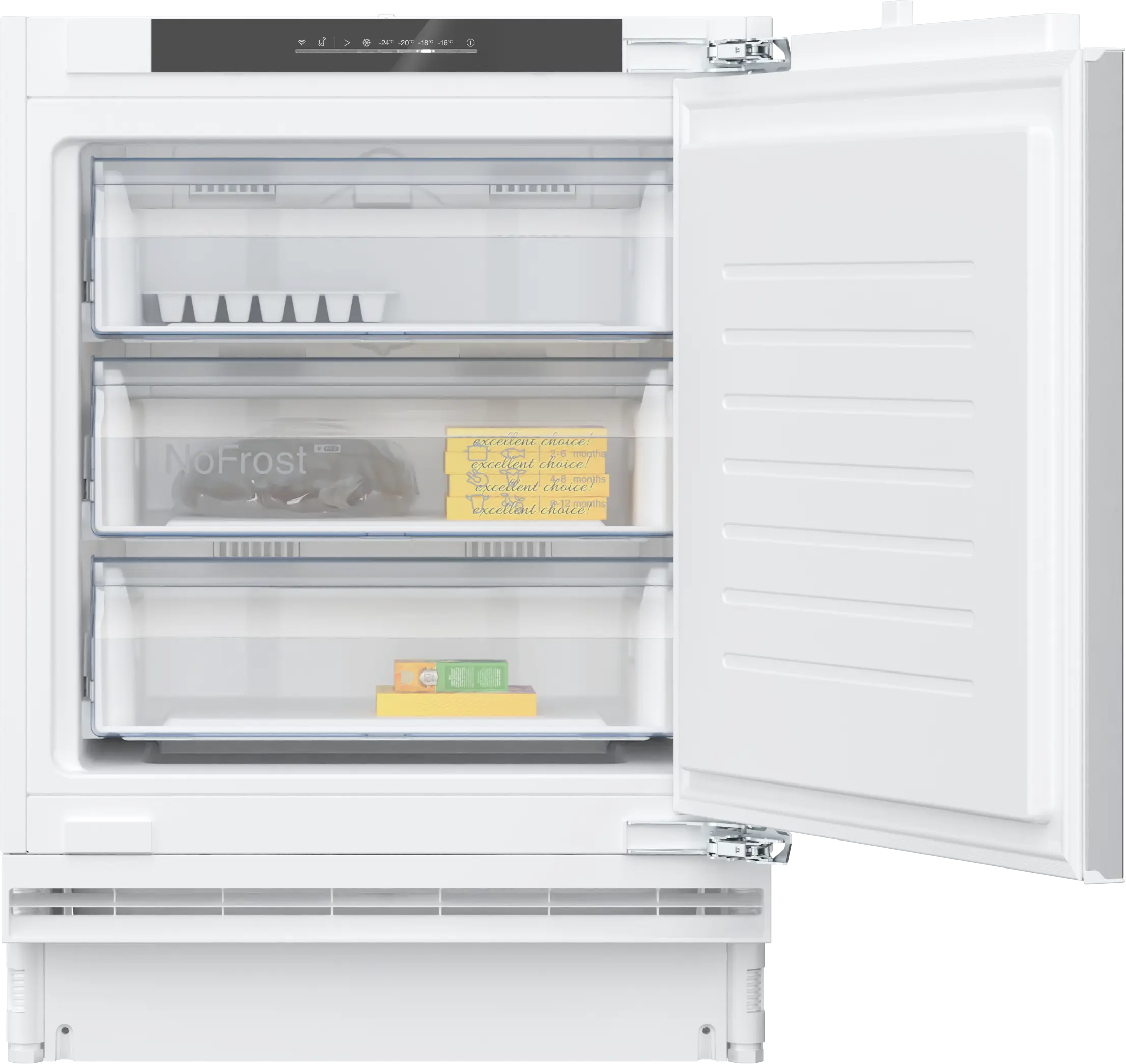 N 50 Built-under freezer 82 x 59.8 cm flat hinge