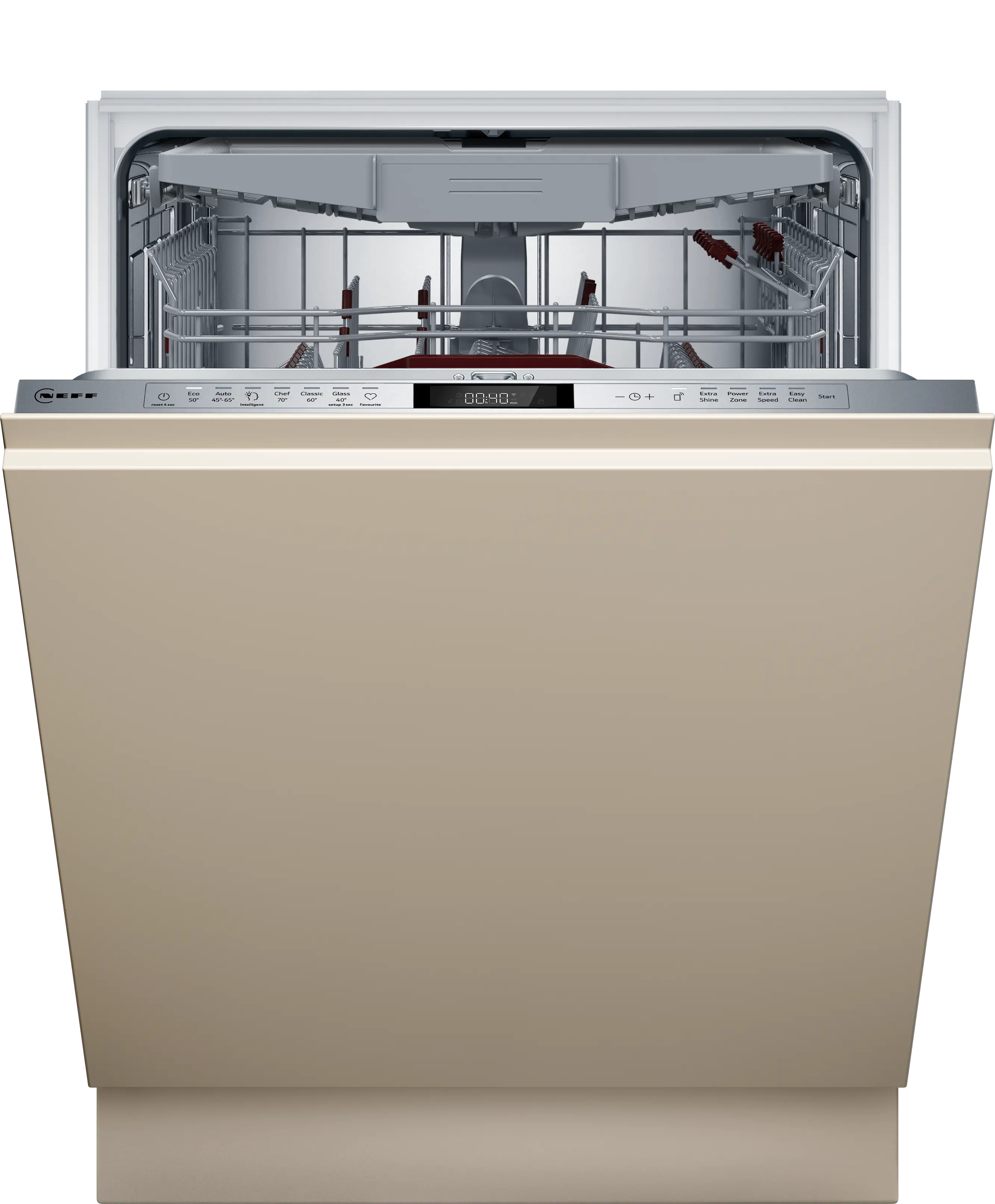 N 70 Fully-integrated dishwasher 60 cm Variable hinge