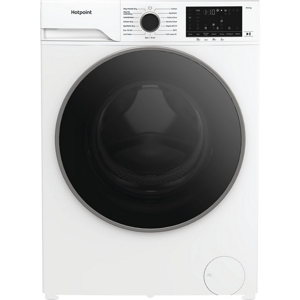 Freestanding Washer Dryer HBD9681ANTSTAIN - 9kg Wash/ 6Kg Dry - 1400 SPin - White