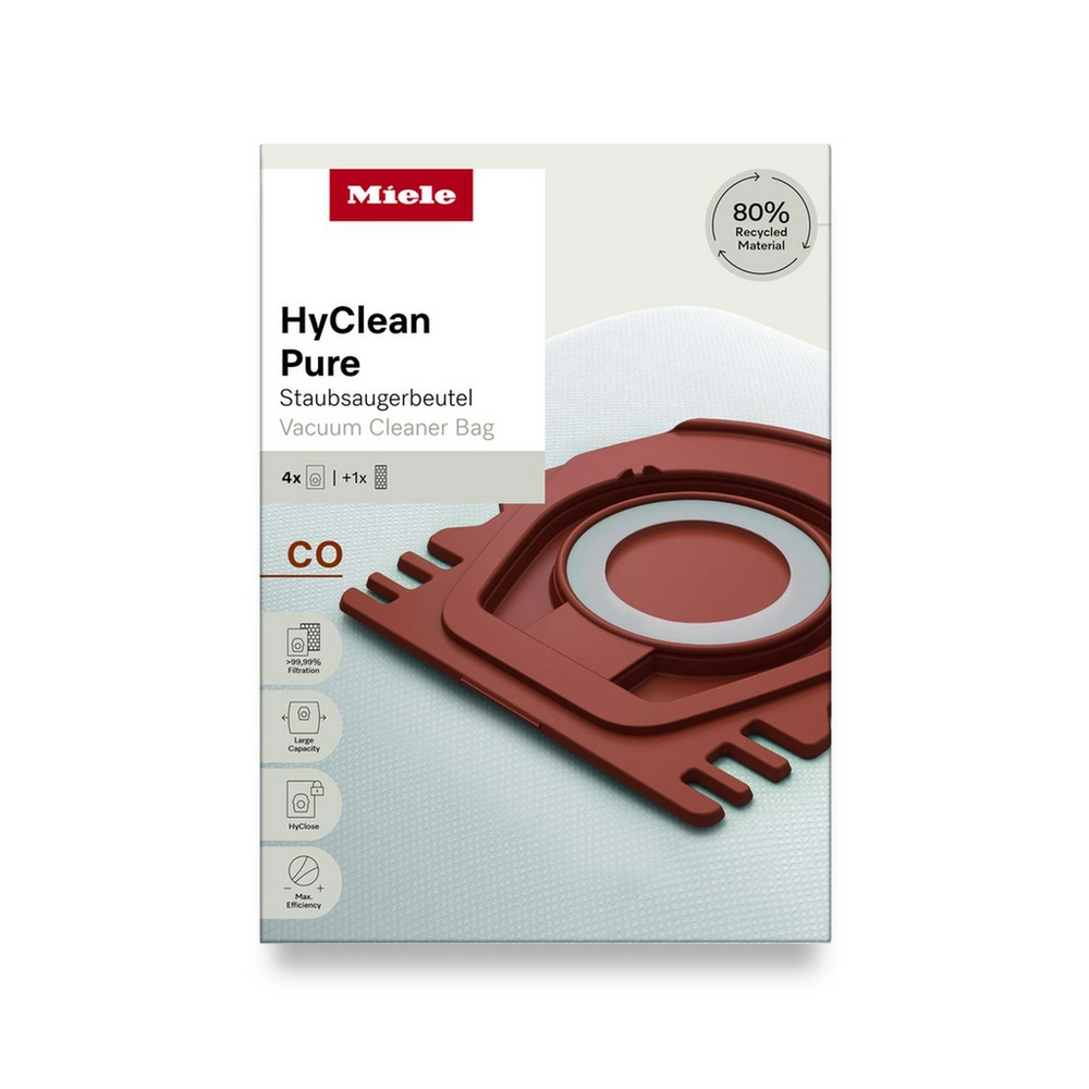 HYCLEANPURECO Miele HyClean Pure TU (Standard box) Vacuum Cleaner Bags