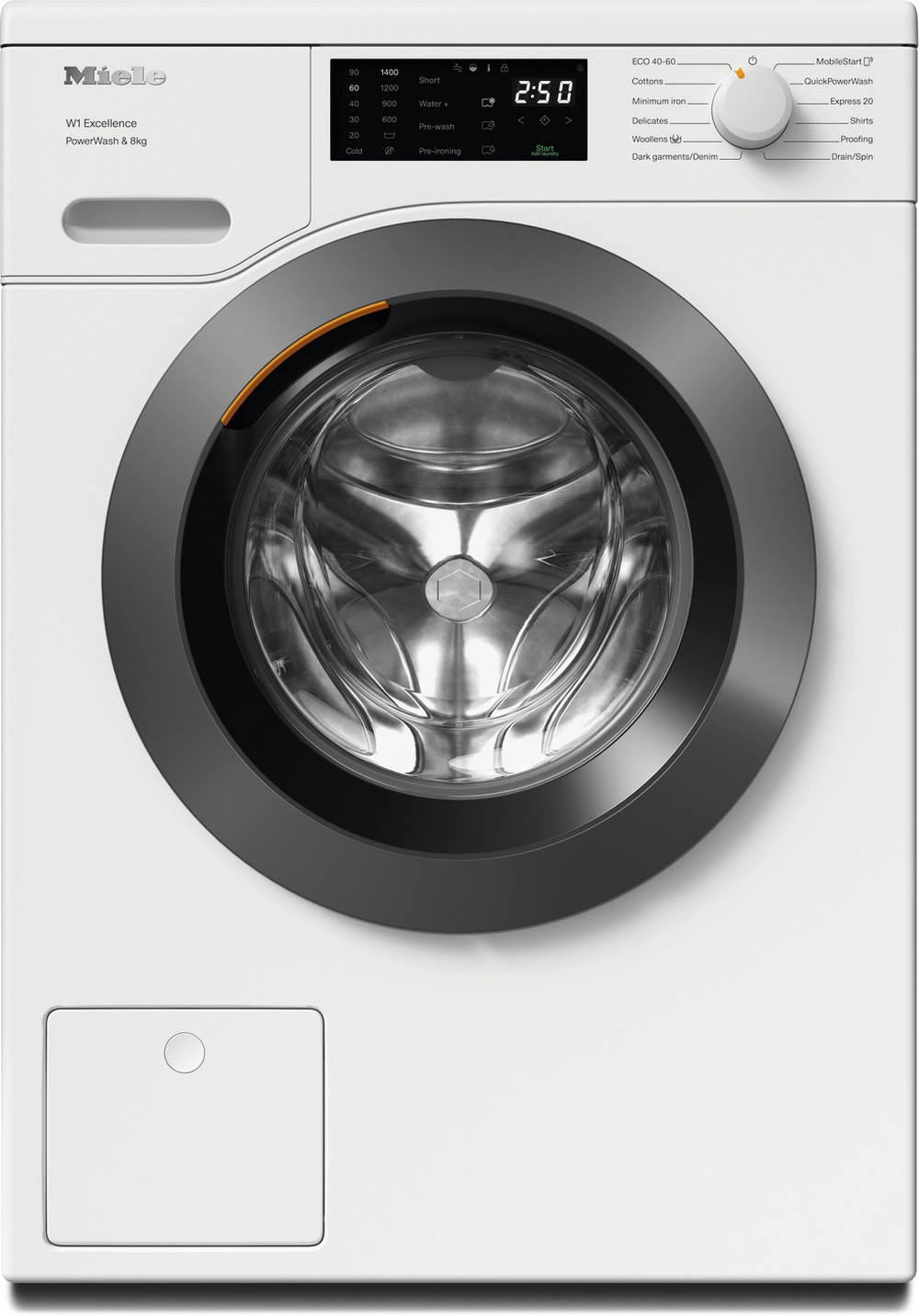 WEE385 WCS 8kg 1400 Spin Washing Machine - Lotus White