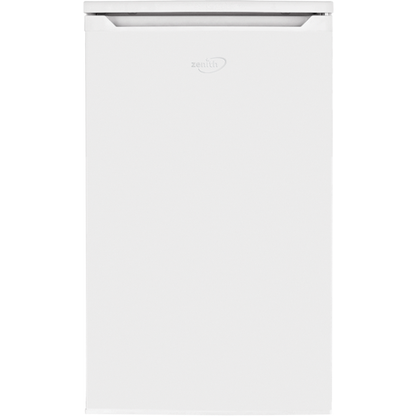 Zenith 50cm Under Counter Larder Fridge - White - LED lighting - Adjustable glass shelves