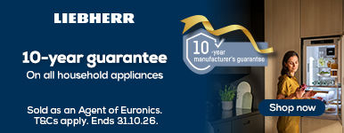 Liebherr — 10-year guarantee on all household appliances